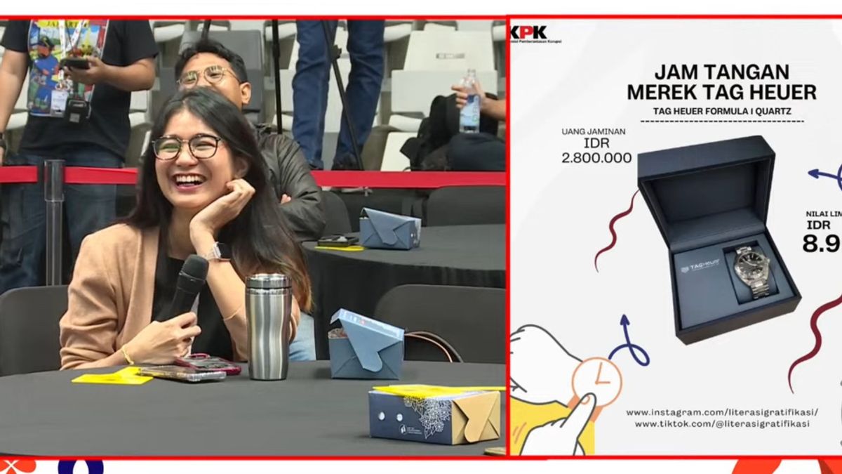 Winning The Auction At Hakordia 2023, Nadine Brings Home A Luxury Hour Of IDR 8 Million, The Original Price Is IDR 20 Million