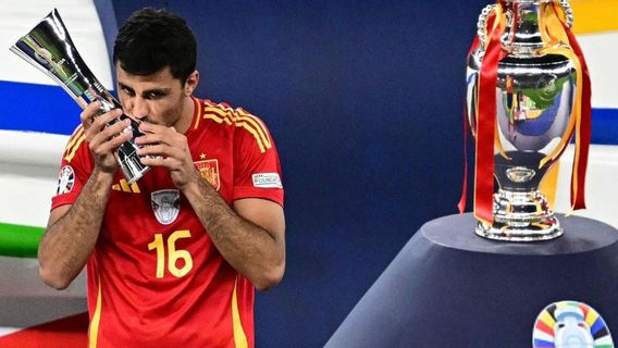 Rodri, sang Pemain Terbaik Euro 2024