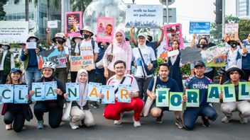 雅加达无车日的“泡沫生活”活动成功表达了对清洁空气权的认识