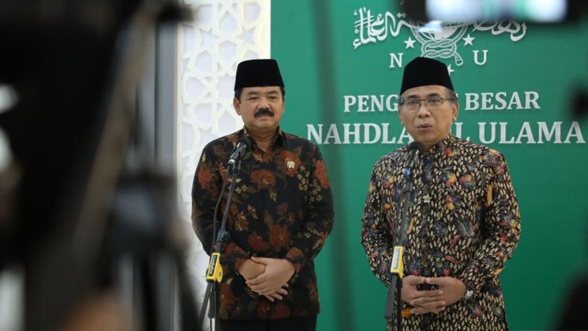 Coordinating Minister For Political, Legal And Security Affairs Hadi Tjahjanto Sowan To PBNU