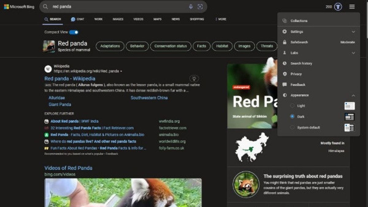 Microsoft Officially Launches Dark Mode For Bing Search And Chat, Here's How To Activate It!