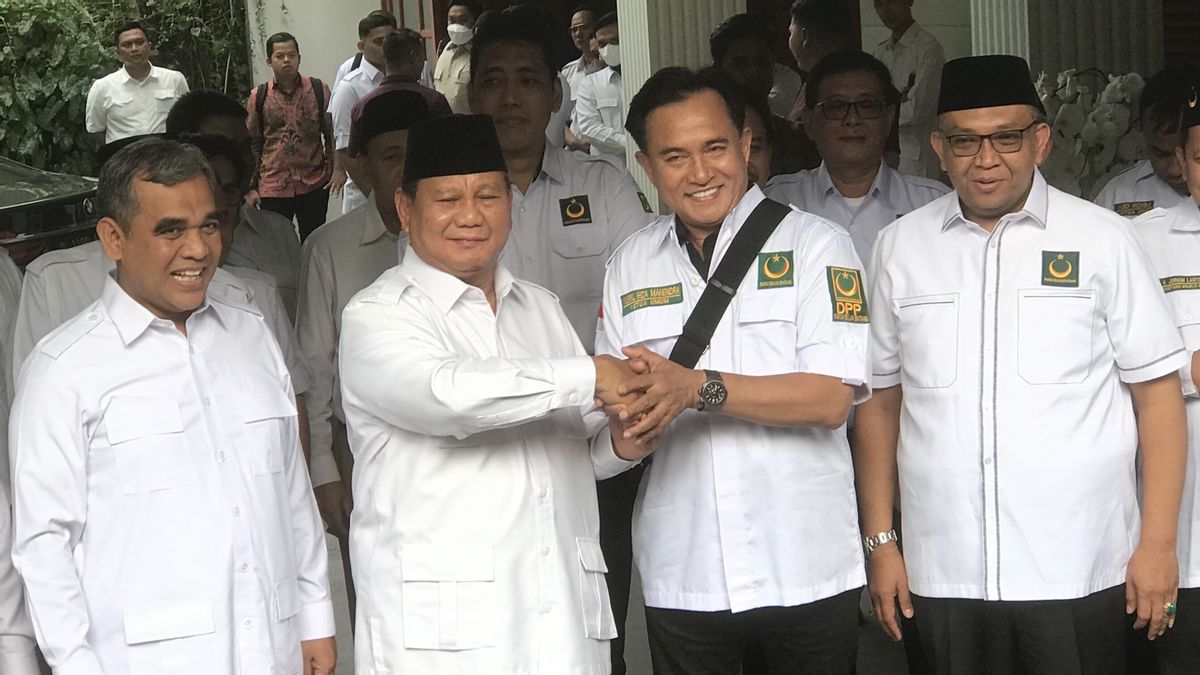 Receiving Yusril's Visit In Kertanegara, Prabowo: If The UN Doesn't Support Me, I'll Be Happy