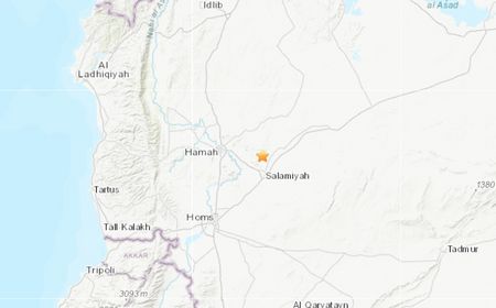 Gempa Bumi Magnitudo 4,8 Landa Perbatasan Yordania-Suriah