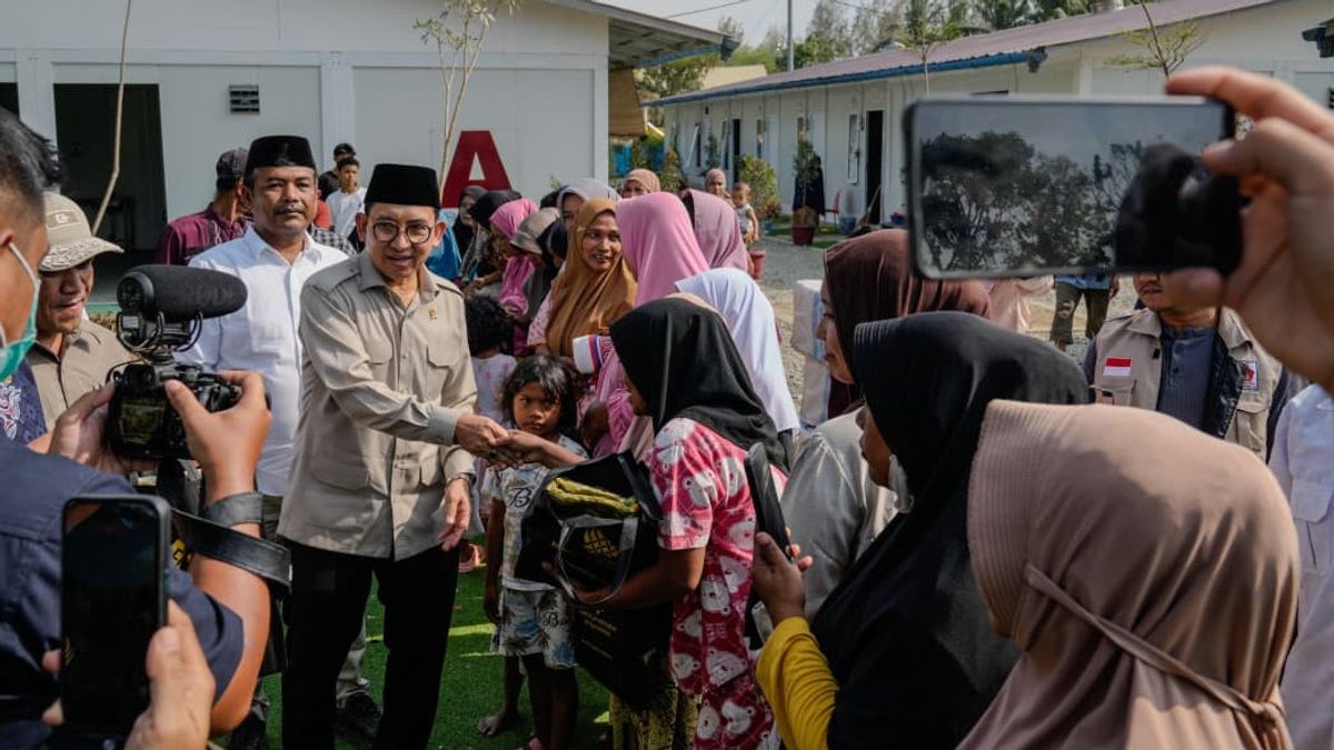 L'aide à la reconstruction après les inondations a été distribuée à Aceh Tamiang, le site culturel et l'école sont une préoccupation