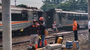 KAI Lakukan Investigasi Kebakaran 3 Tiga Gerbong Kereta Cadangan di Stasiun Yogyakarta
