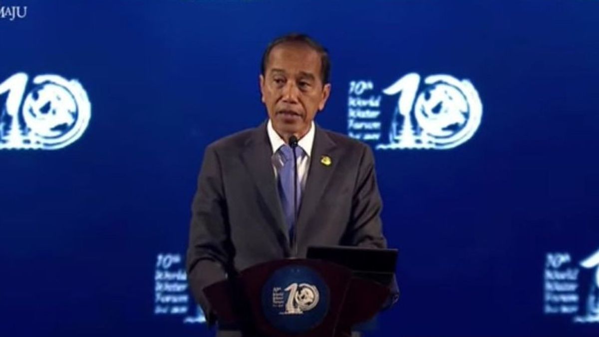 Jokowi Opens WWF: Global Collaboration Is Important For Overcoming Running Low World Clean Water