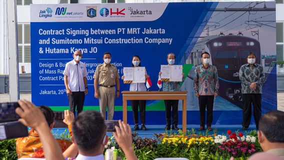 DKI Sepakati Kontrak Pembangunan Jalur MRT Bundaran HI-Kota dengan Jepang, Nilainya Rp4,6 Triliun