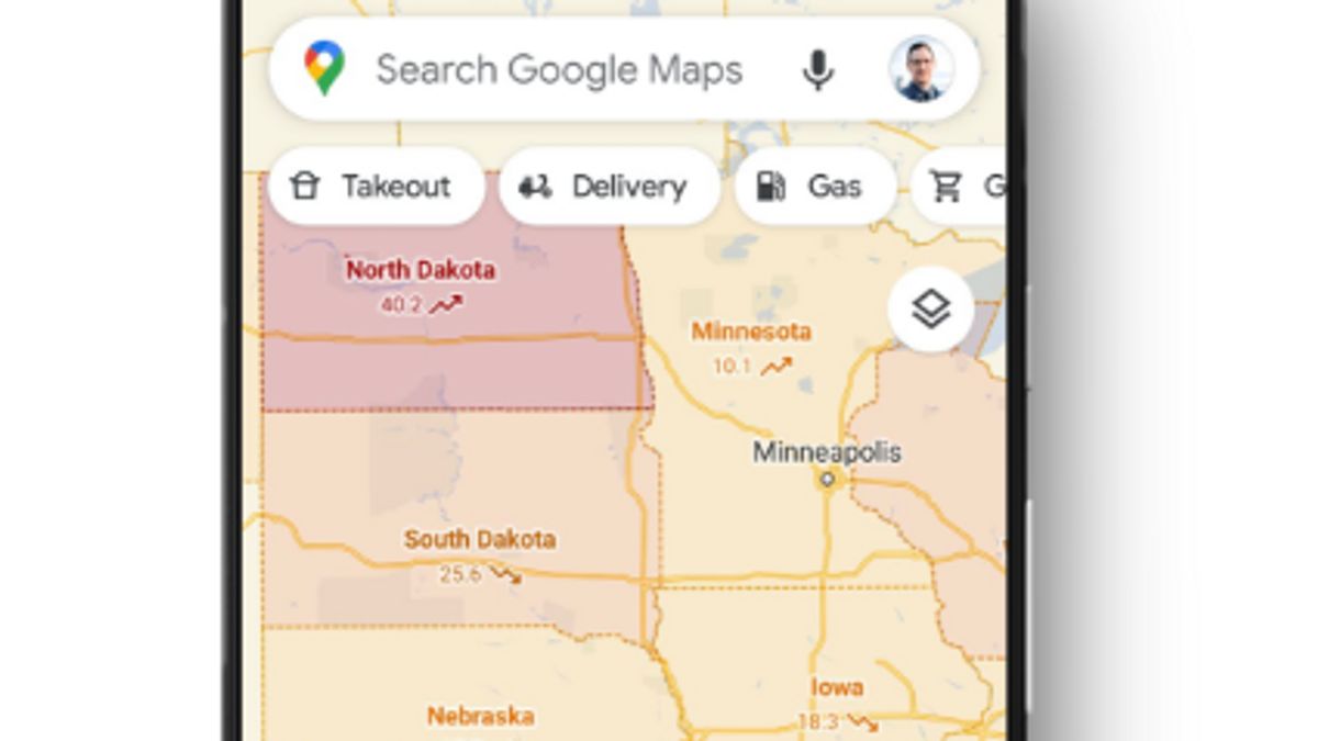 Google Maps Montre La Répartition Des Zones Affectées Par COVID-19