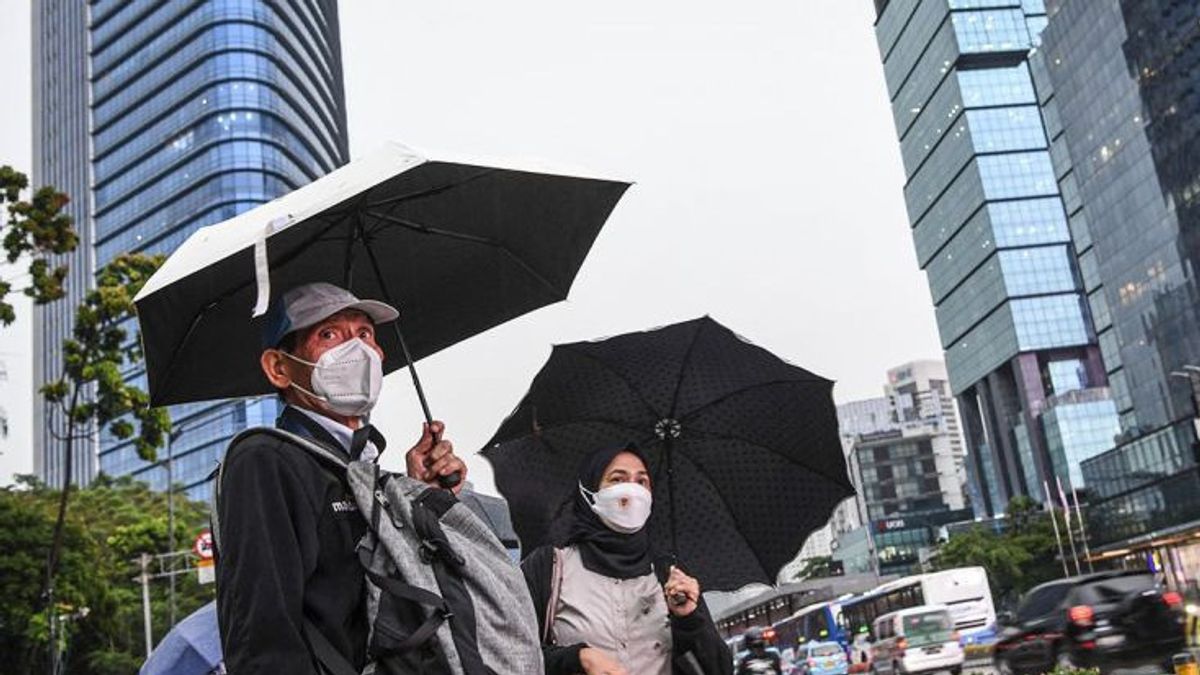 雅加达天气 10月15日, 贾克塞尔和雅加达东部 周二下午降雨