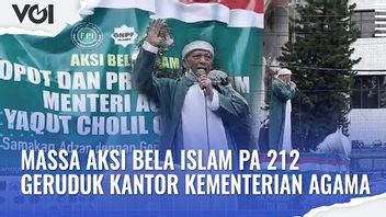 VIDEO: Mass Action To Defend Islam PA 212 Geruduk The Office Of The Minister Of Religion