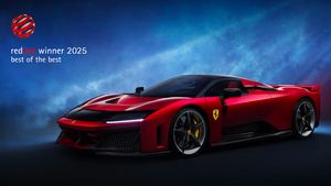 Ferrari Patenkan Fitur Rem Otomatis Canggih, Lindungi Supercar dari Polisi Tidur dan Tanjakan Curam