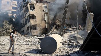 2 Leveled Buildings In Beirut Lebanon Flat With Land Hit By Israeli Missiles