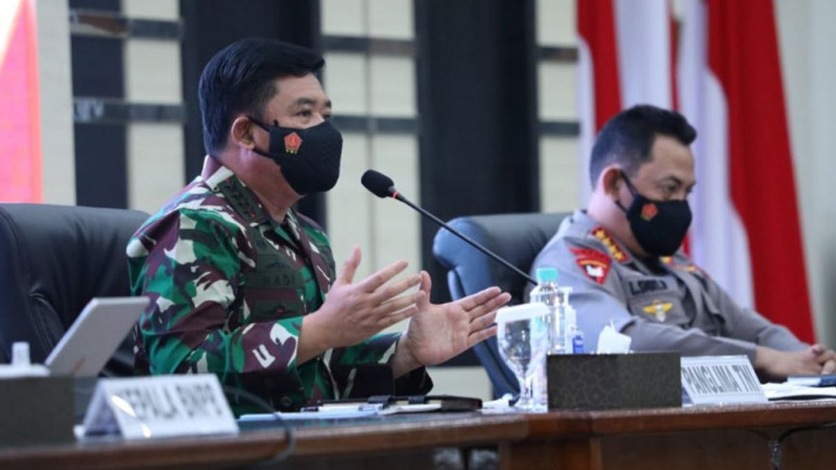 COVID-19 القضية أسفل، قائد TNI: بفضل العمل الشاق لجميع الأطراف، لا تدع الحرس الخاص بك إلى أسفل!