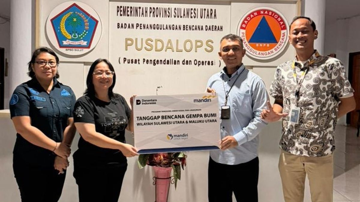 بنك مانديري يرسل مساعدات سريعة إلى المجتمعات المتضررة من الزلازل في شمال سولاويزي وشمال مالوكو