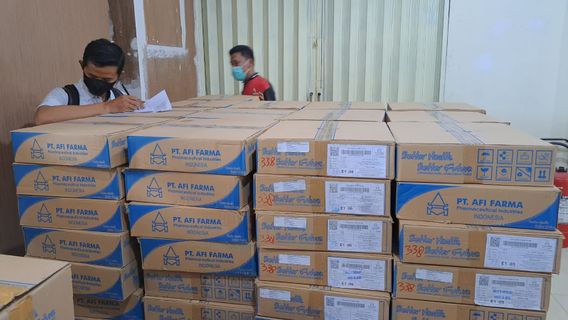 19.268 Sirop Drugs Contain Hazardous Materials Pulled By The Tangerang City Health Office