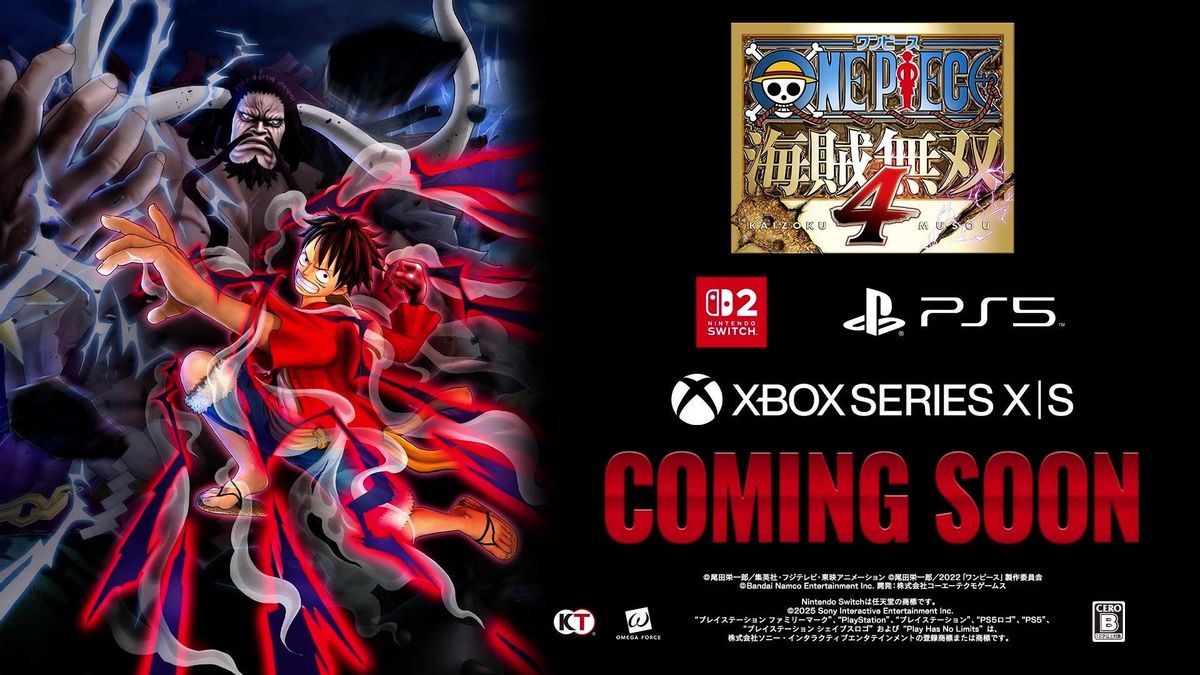 One Piece Pirate Warriors 4 akan Dirilis untuk Xbox Series, PS5, dan Switch 2 Tahun Ini