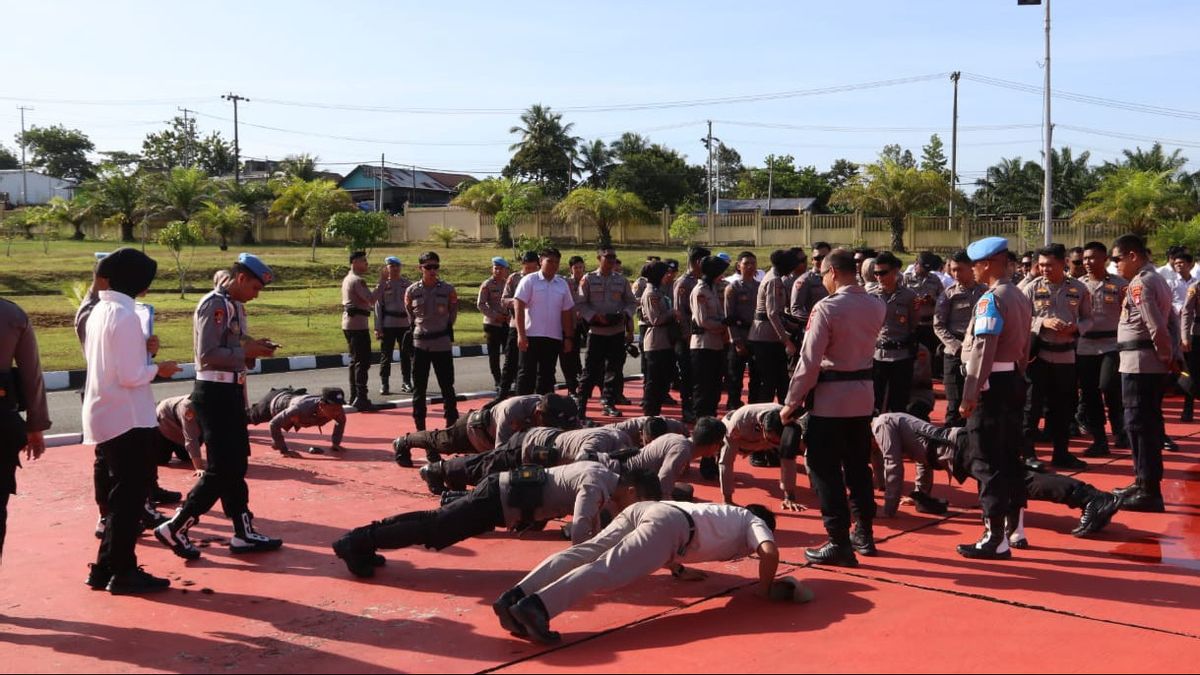 Jaga Wibawa dan Disiplin, Propam Polda Kaltara Tertibkan Sikap Tampang Personel
