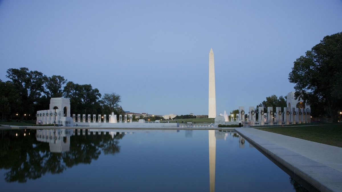  Semprot Cat dan Corat-Coret Monumen Washington, Seorang Pria Ditangkap Aparat Keamanan AS