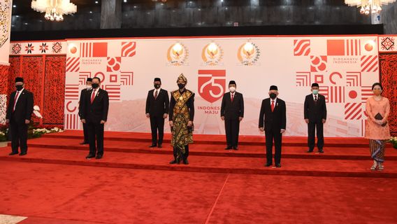 [FOTO] Melihat Protokol Kesehatan Saat Sidang Tahunan MPR