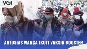 VIDEO: Vaksin Booster di Puskemas Kramat Jati Diserbu Lansia