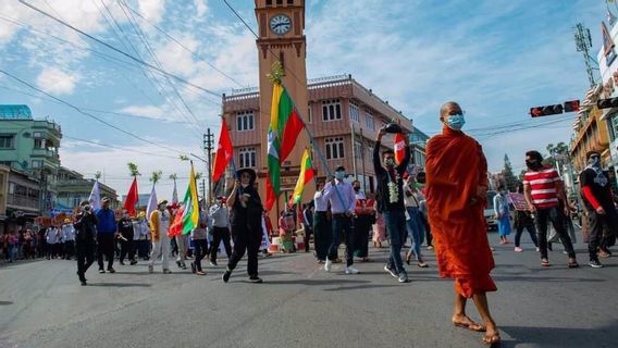 Korban Tewas Berjatuhan, Jutaan Warga Myanmar Gelar Pemogokan Umum Anti Militer Hari Ini