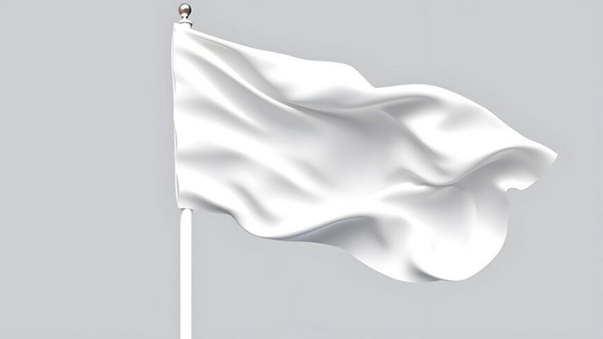 Le drapeau blanc devient le symbole de la rendition depuis la guerre du 1er siècle