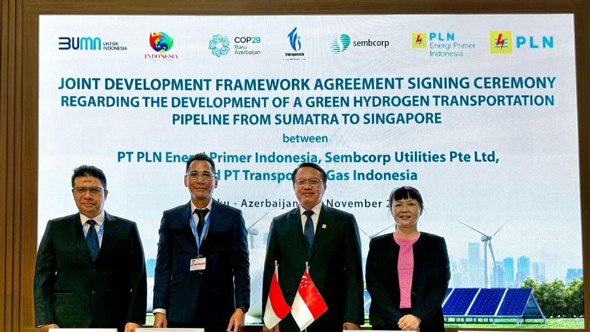 TGI signale une coopération pour la construction de tuyaux d’hydrogène Indonésie - Singapour