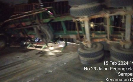 Sopir Truk Kontainer Tewas Tertimpa Kabin di Cilincing