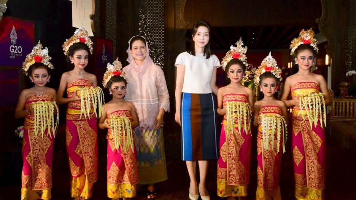 Iriana Jokowi Invited South Korea's First Lady To Attend The Tea Drinks