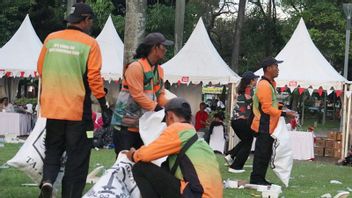 880 tonnes de déchets ont été produites lors de la 80e série indonésienne de Monas et Sudirman-Thamrin