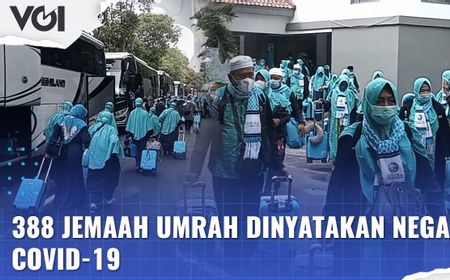 VIDEO: Sebanyak 388 Jemaah Umrah Diberangkatkan dari Asrama Haji Pondok Gede