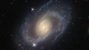 Hubble Captures Spiral Galaxy With Arm Of Stars