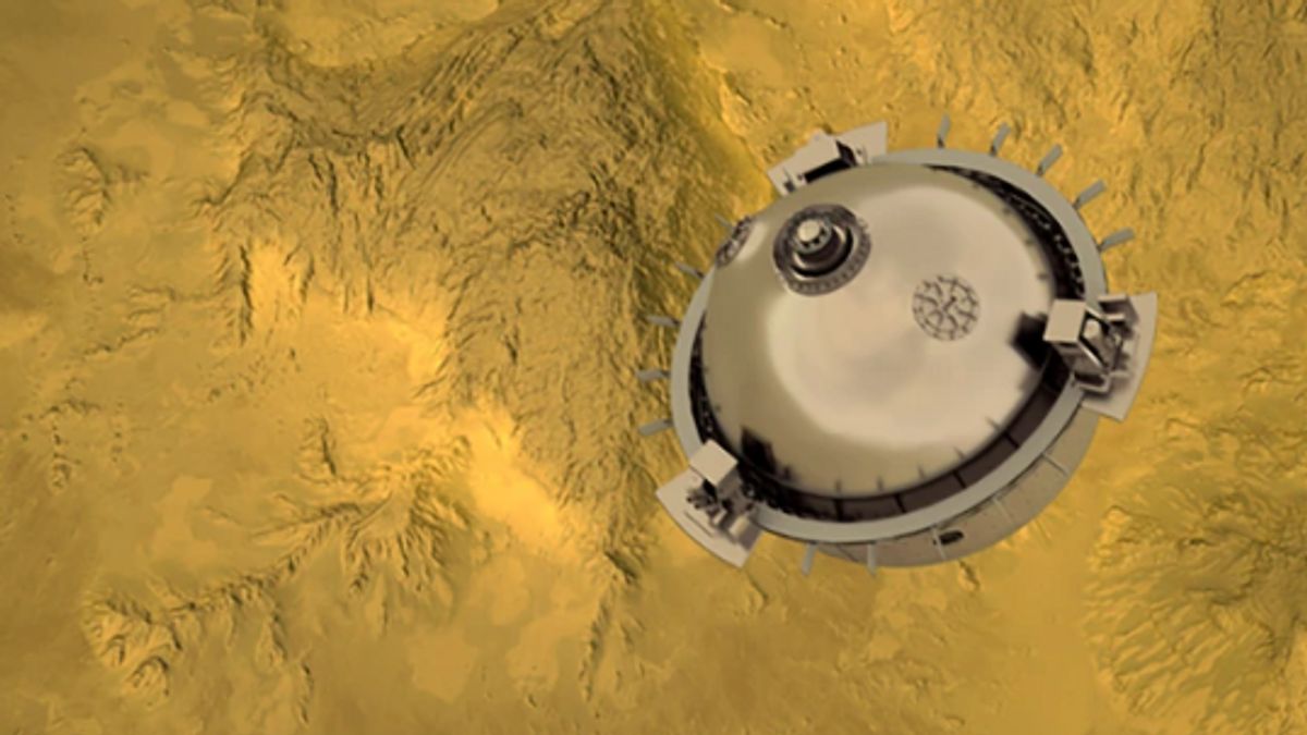 美国宇航局将向金星发射带有先进仪器的球形机器人