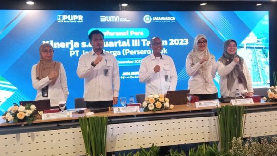 Pendapatan Jasa Marga Tembus Rp11 Triliun hingga Kuartal III 2023, Naik 7,7 Persen