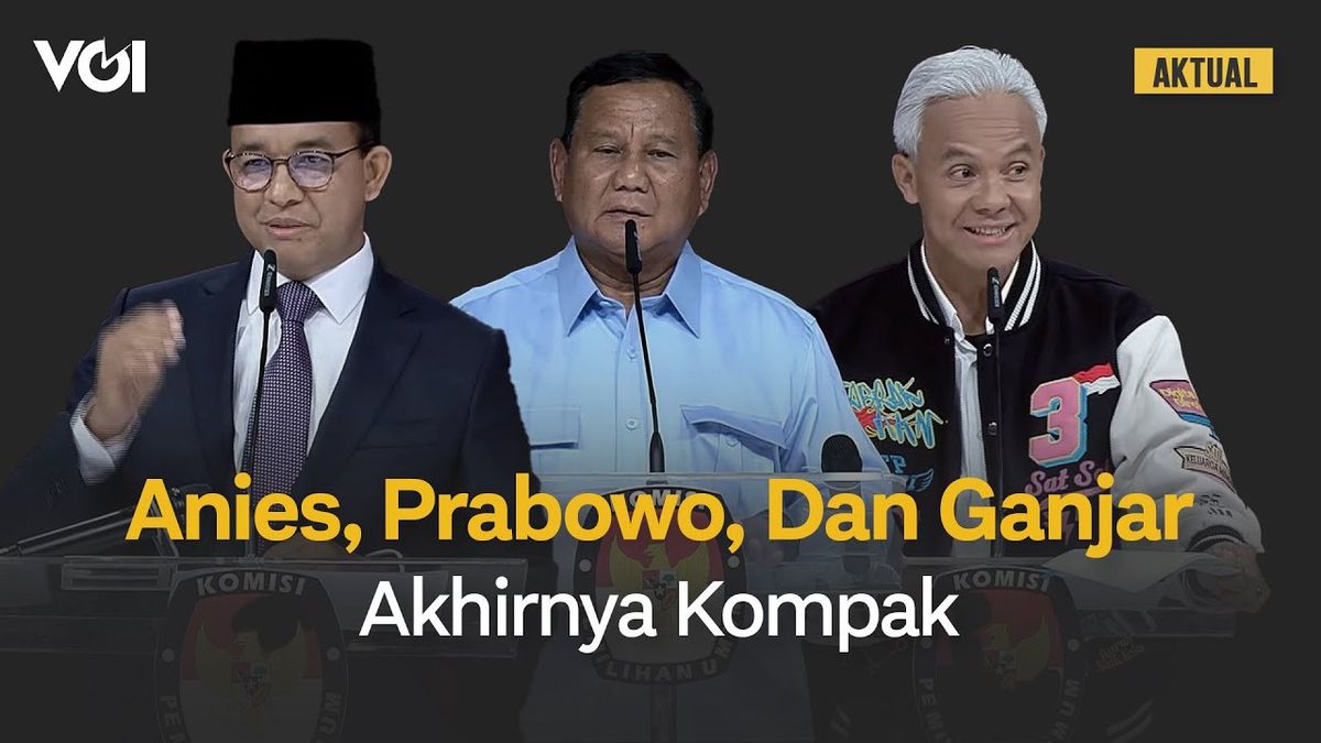 VIDEO: The Last Debate, Finally The Three Compact Presidential Candidates Agree On Education In Indonesia