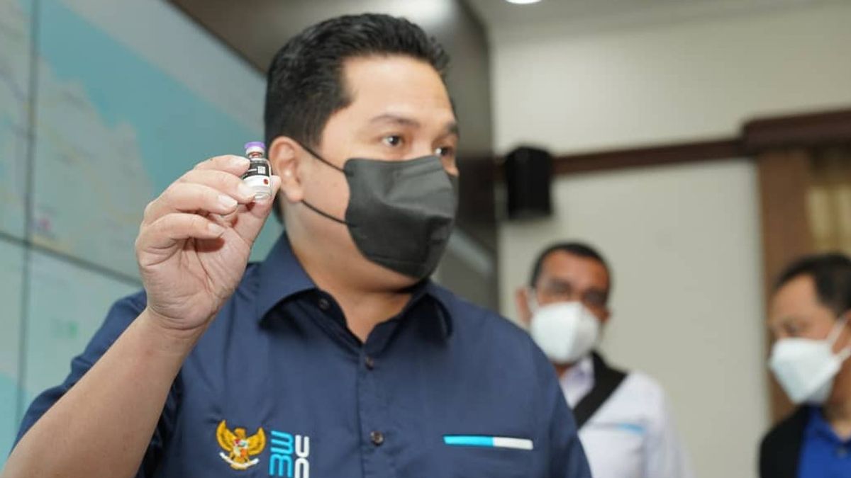 Erick Thohir: 400 Cc Convalescent Plasma Can Save Two Lives Exposed To COVID-19