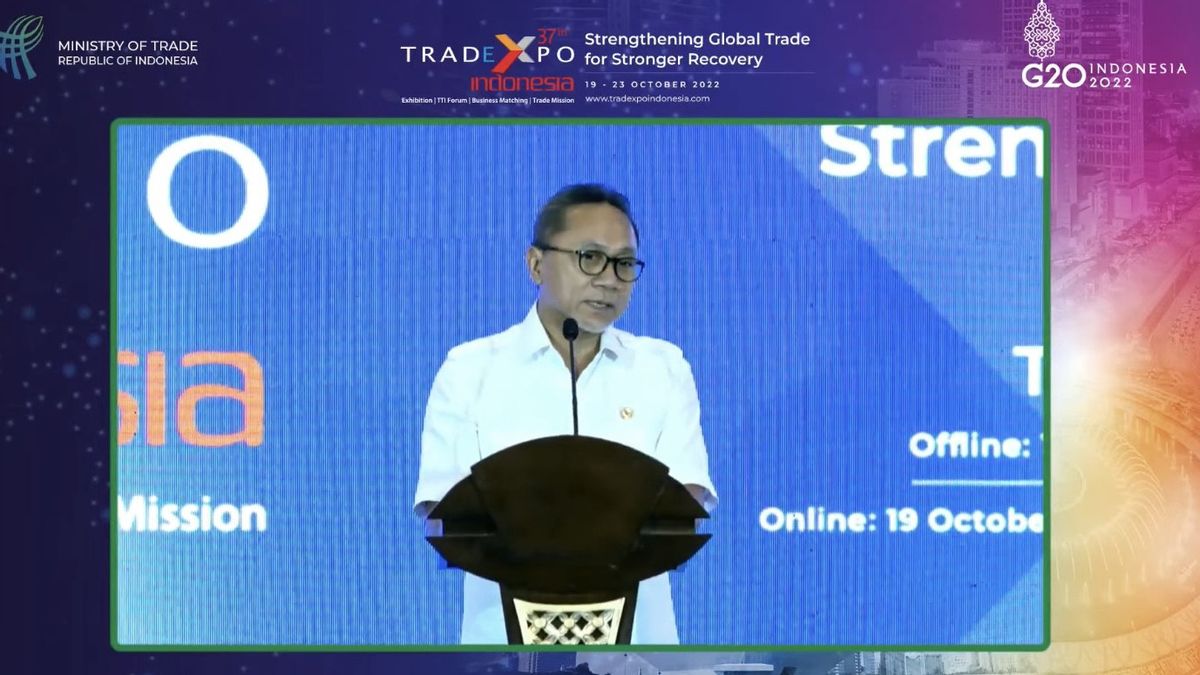 Launching The 37th Trade Expo Indonesia, Minister Of Trade Zulhas Sets Transaction Target Of Reaching 10 Billion US Dollars