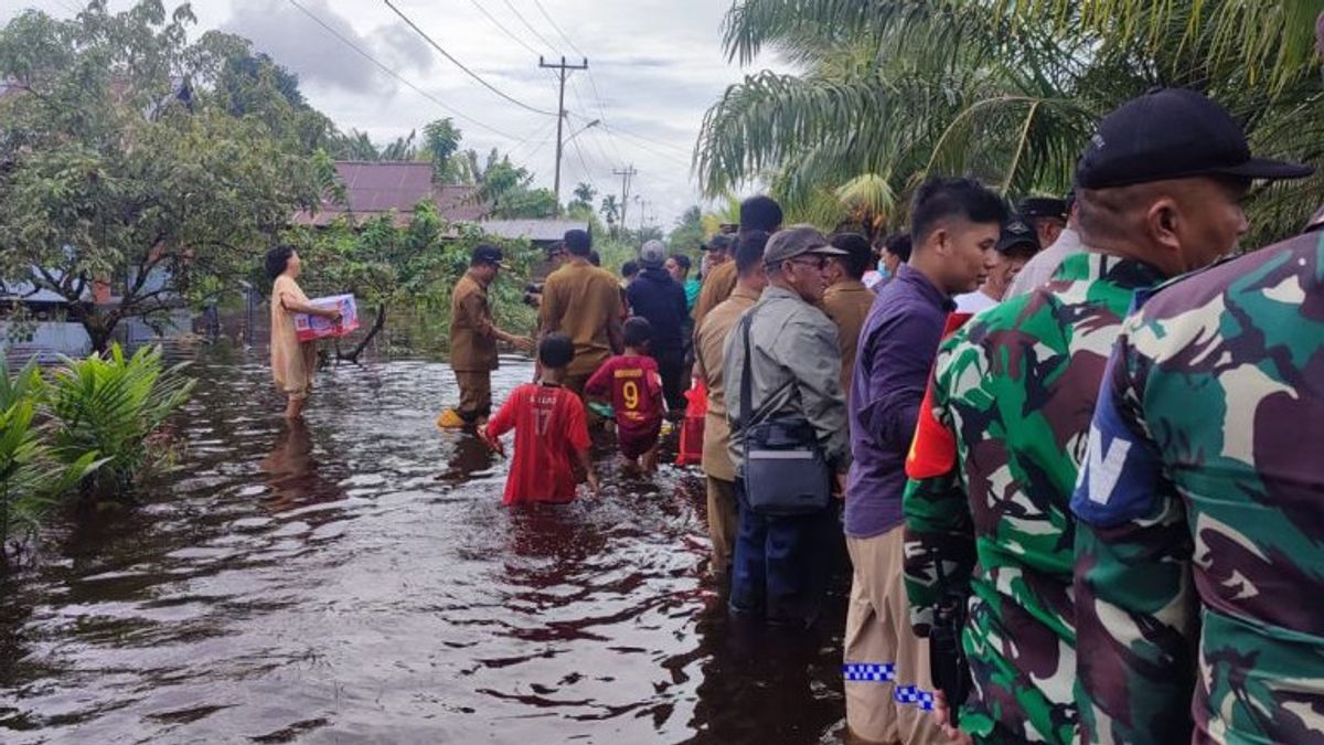 Flood Sambas West Kalimantan, Thousands Of Housing Houses