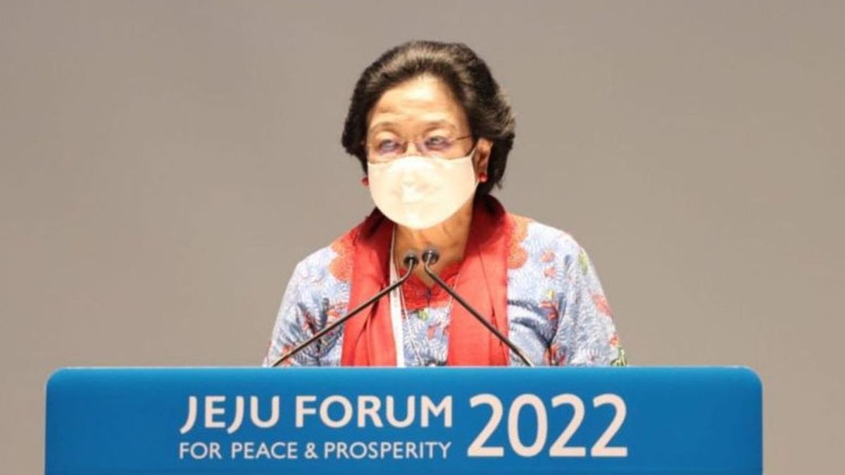 Megawati Serukan Hentikan Perang di Jeju Forum