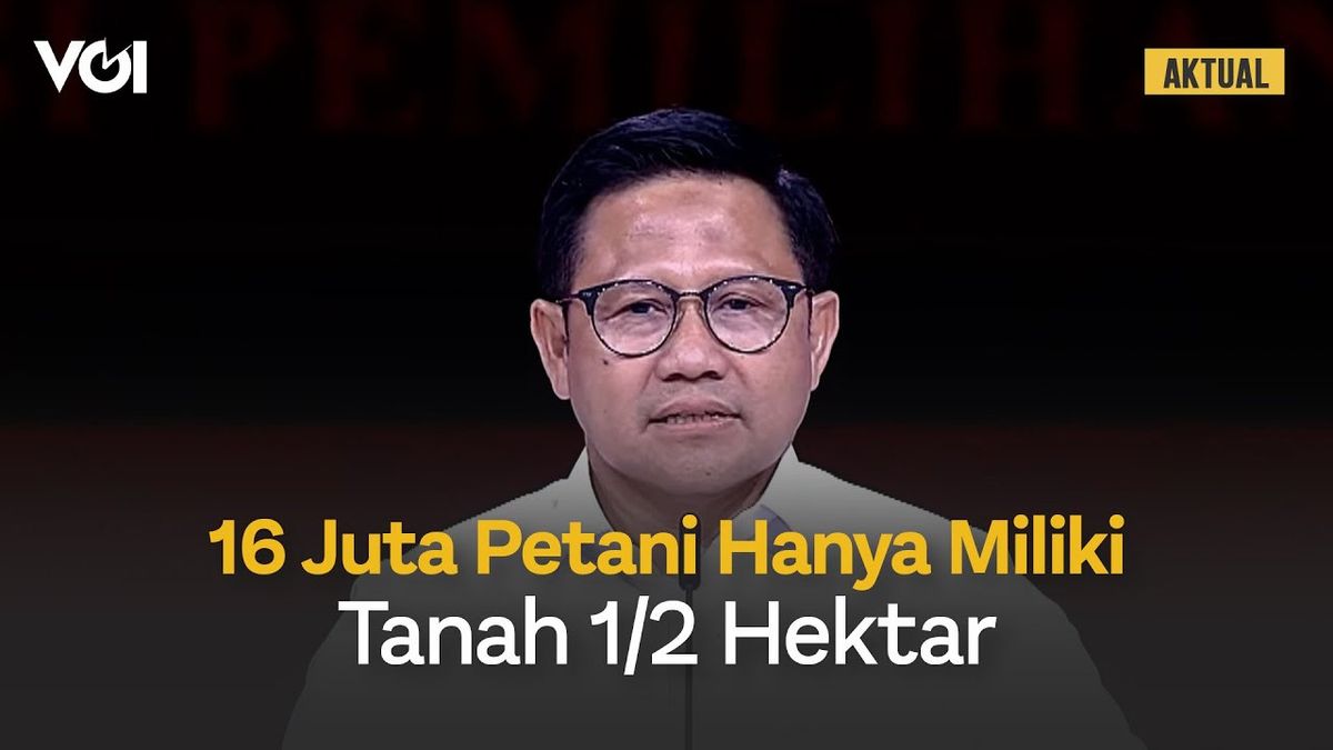 VIDEO: Muhaimin Iskandar Kembali Ungkit Kepemilikan Tanah 500 Ribu Hektare Dalam Visi Misi