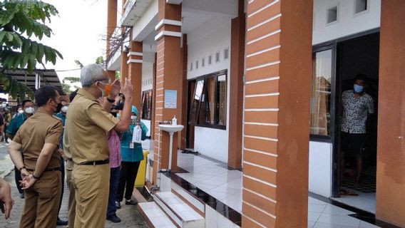 Ganjar Pranowo Minta SOP Lokasi Isolasi Mandiri COVID-19 di Kudus Diperbaiki