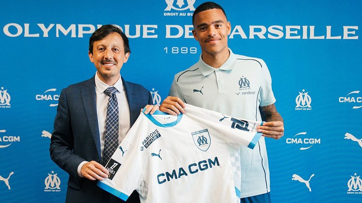 Officially, Mason Greenwood In The Marseille Uniform