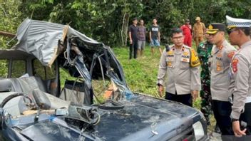 A 5-Year-Old Baby Becomes A Victim In A Fatal Accident On Central Sumatra Cross Road