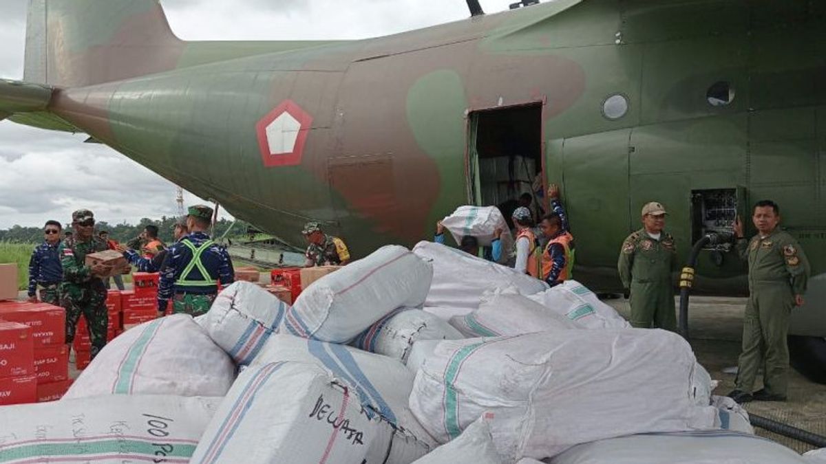 Ministry Of Social Affairs Distributes Social Assistance To The Peak Of Central Papua Which Is Drought