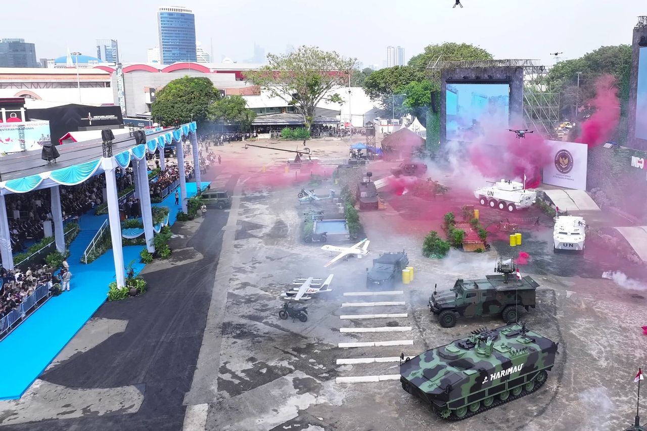 Sambutan Meriah Kedatangan Presiden Prabowo di Pembukaan Indo Defence 2025 Expo & Forum