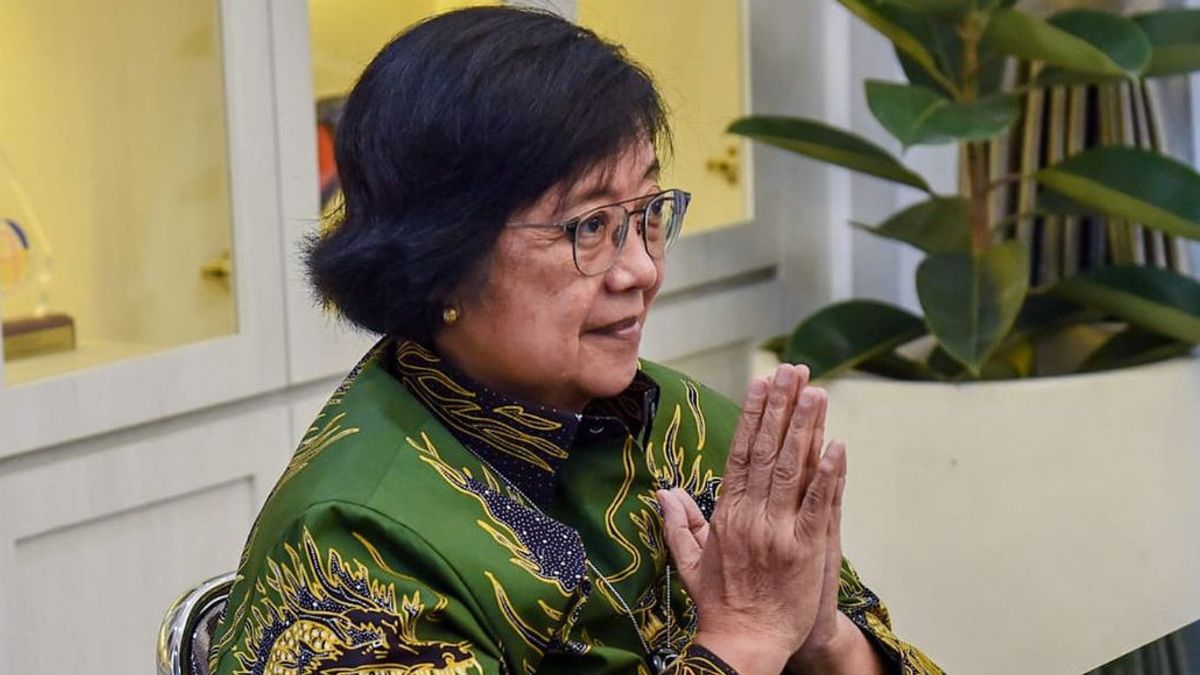 Siti Nurbaya Bakar, Ministre Du Lhk, Du Développement, Des Émissions De Carbone Et De La Déforestation