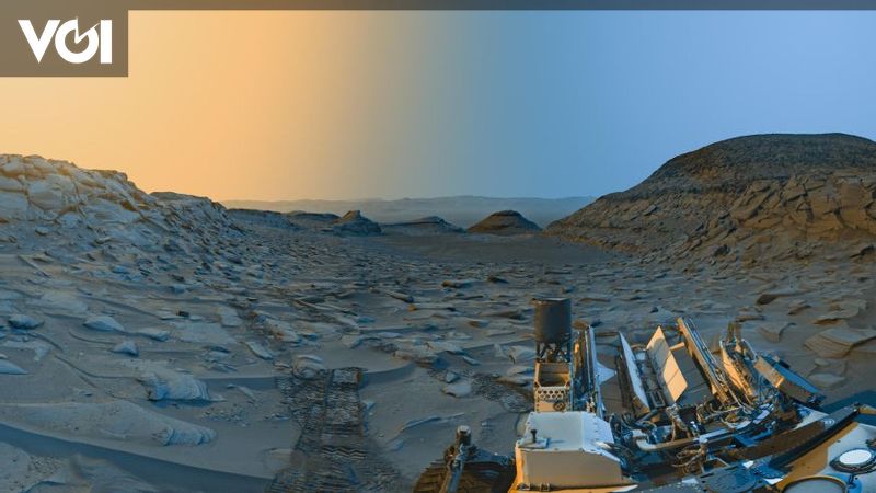 Curiosity Rover’s Stunning Image of Martian Atmosphere and Landscape