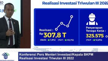 Masih Didominasi Penanaman Modal Asing, Realisasi Investasi pada Triwulan III-2022 Capai Rp307,8 Triliun