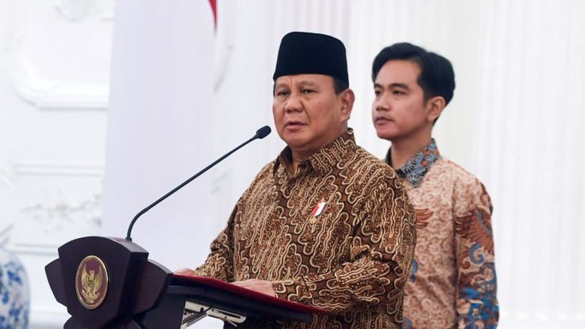 Today, Monday, October 21, Prabowo Inaugurates The Minister And Deputy Minister Of The Red And White Cabinet