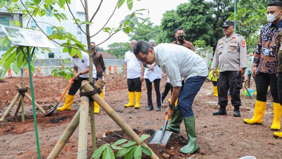 再び木や植物を植えるのが好きで、DKIのPJ知事は大気汚染を減らしたいと考えています